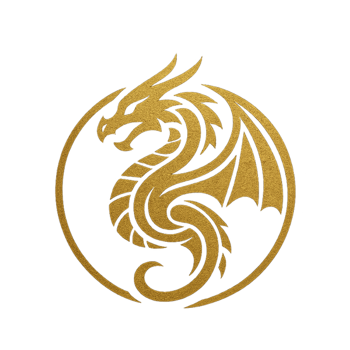 Dragão dourado, símbolo do clã Ancestrais